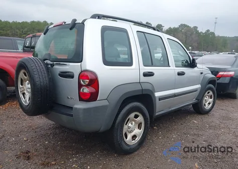 2007 Jeep Liberty Sport from USA, damaged, VIN 1J4GK48K17W507724